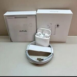 Apple AirPods 2nd Gen Genuine In-Ear Bluetooth Headset W/ Wireless Charging Case